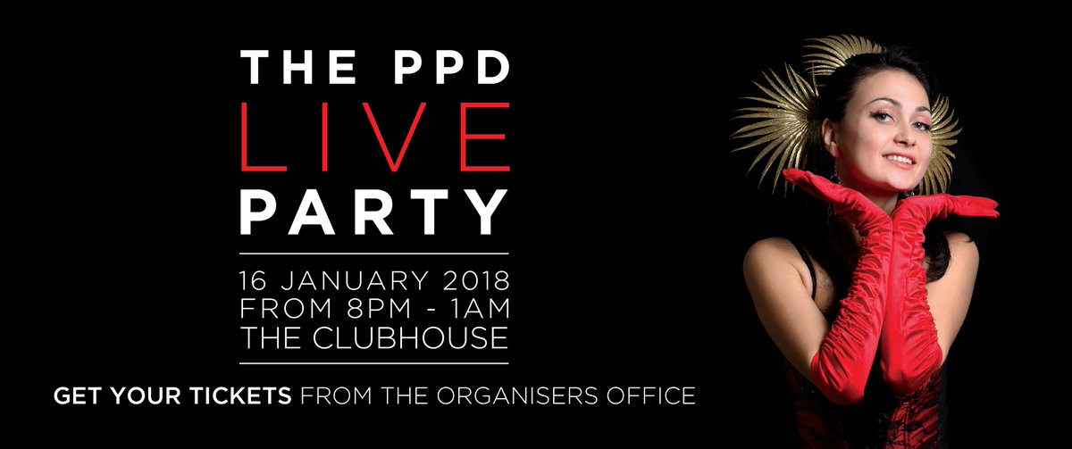 CFexhibitions's tweet image. PPD LIVE PARTY - Don't forget to get your tickets from the organisers office! #PPDLIVE