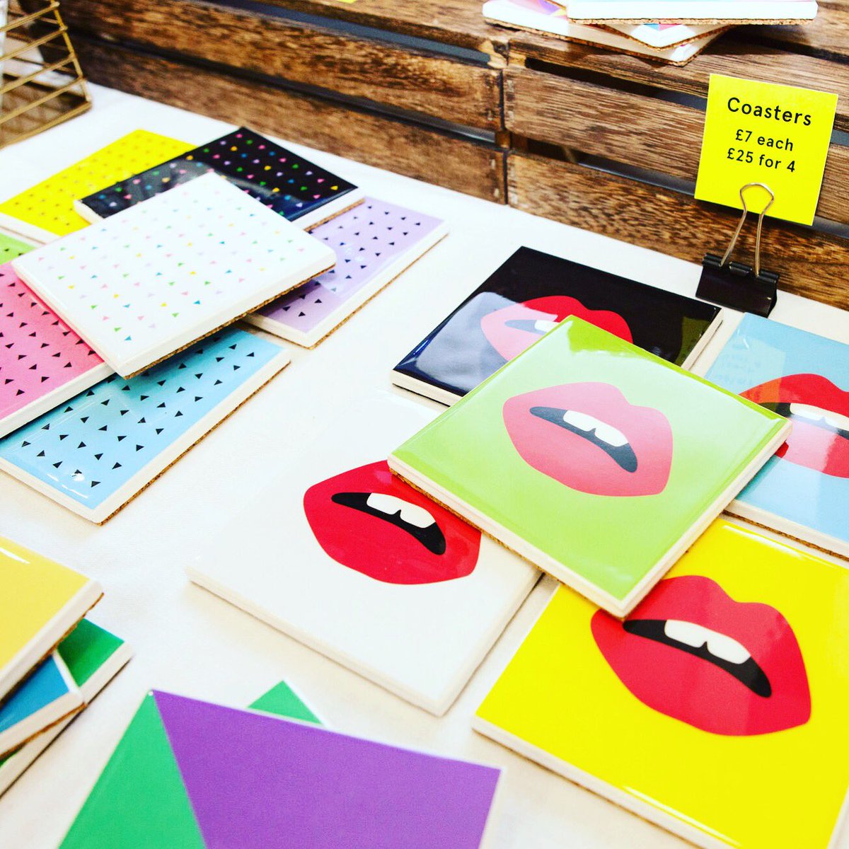 Colourful coasters to punch those #JanuaryBlues in the face 👊🏽🌈

luckynine.co.uk