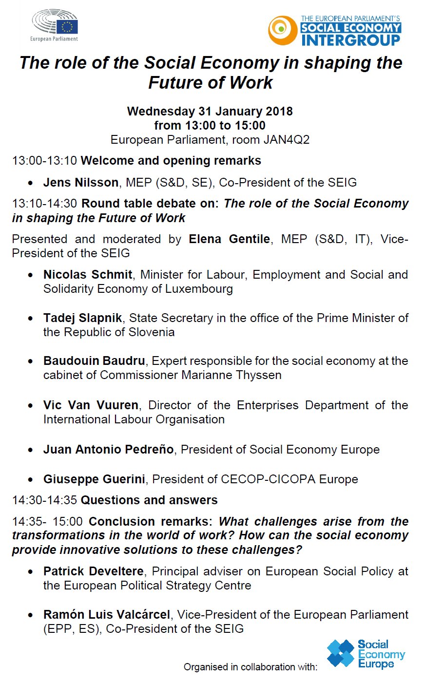 Social Economy Eu On Twitter 31 1 Savethedate Socialeconomy