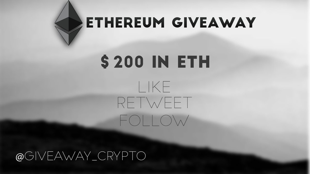 Giveaway_Crypto's tweet image. #Giveaway $200 in $ETH!

-Like
-Retweet
-Follow
-Comment down below with your #Ethereum address.

Big announcement in the next Tweet coming! Like and Retweet it for a higher chance of winning!

$btc #bitcoin #litecoin #ltc #ripple $xrp $dash #eth #verge $xvg #crypto   #Binance
