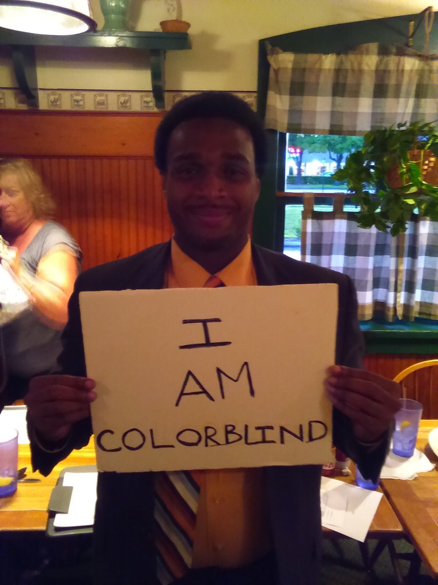 Milmarson's tweet photo. #Live Colorblind #IamColorblind  @realDonaldTrump @WayneDupreeShow @NigerInnisCORE @DiamondandSilk @PastorDScott https://t.co/DzrfSEvv6m
