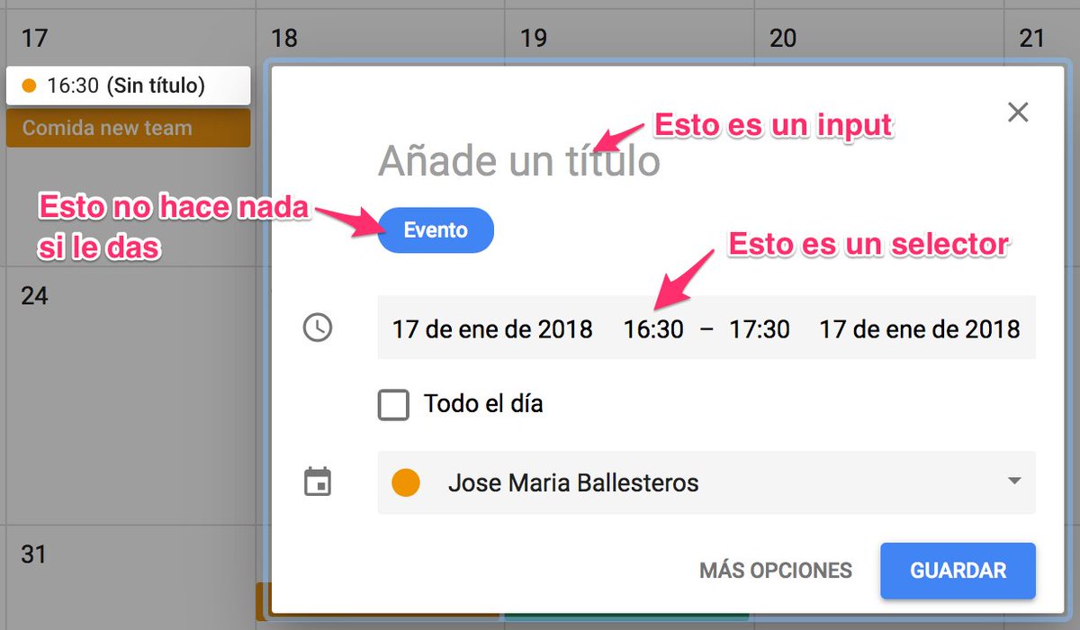 muchachino's tweet photo. Esto es #materialdesign, pasarse por el forro todas las convenciones y los principios de diseño de interacción. Pincha y a ver qué pasa 🤷🏻‍♂️#uidesign #ux #affordance https://t.co/UUm2DSrpWO