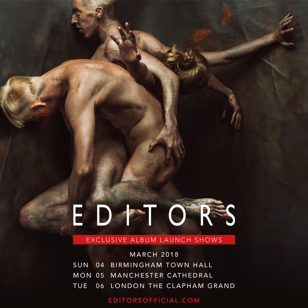editorsofficial's tweet image. To celebrate the release of Violence we're playing 3 special UK launch shows in March at venues we've never done before. Pre-order the album now here to get exclusive pre-sale access to tickets on Thursday morning. editors.tmstor.es