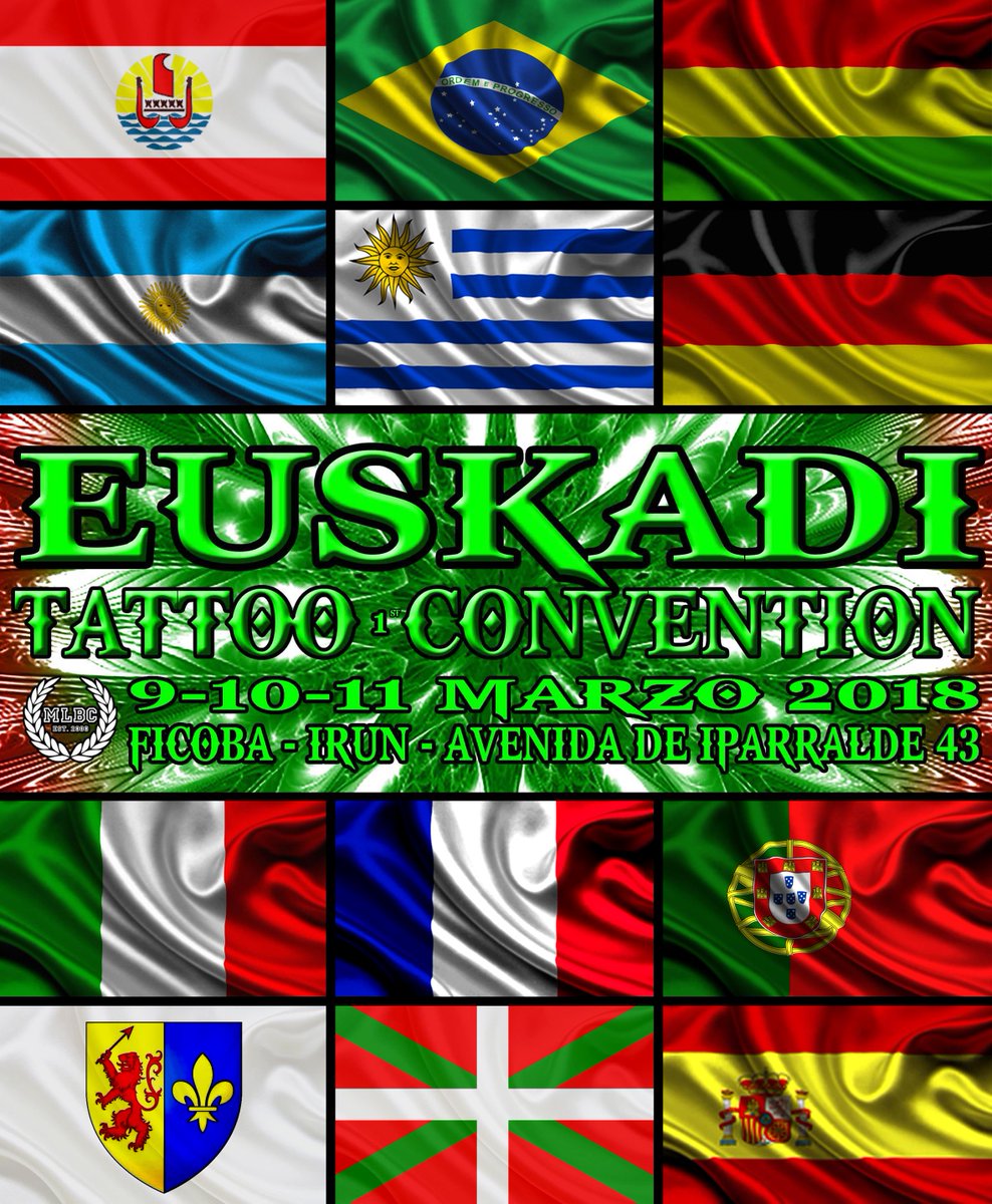 Spaintattoo's tweet photo. Se incorporan Tatuadores Profesionales Originarios de POLINESIA, BRASIL, BOLIVIA, ALEMANIA, ITALIA y PORTUGAL, ARGENTINA, URUGUAY y FRANCIA, en la que los Mejores Tatuadores Profesionales de TODA ESPAÑA ejercerán de perfectos anfitriones. https://t.co/iOS5FtXeo2