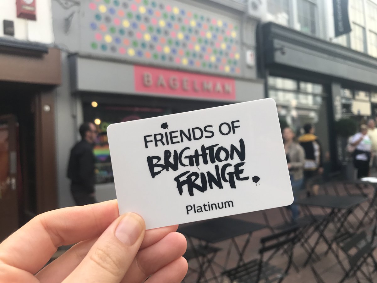 brightonfringe's tweet image. Join the #FringeFriends club to get yourself an advanced copy of the 2018 brochure and 2-4-1 tickets! brightonfringe.org/support-us/fri…