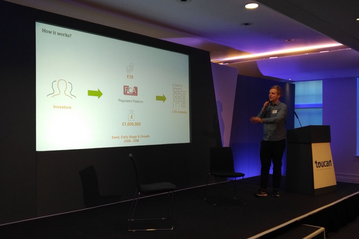 RealRasha's tweet photo. The wonderful Jonathan Keeling @Crowdcube now doing £150million of investments a year https://t.co/KjYWmHtQRw