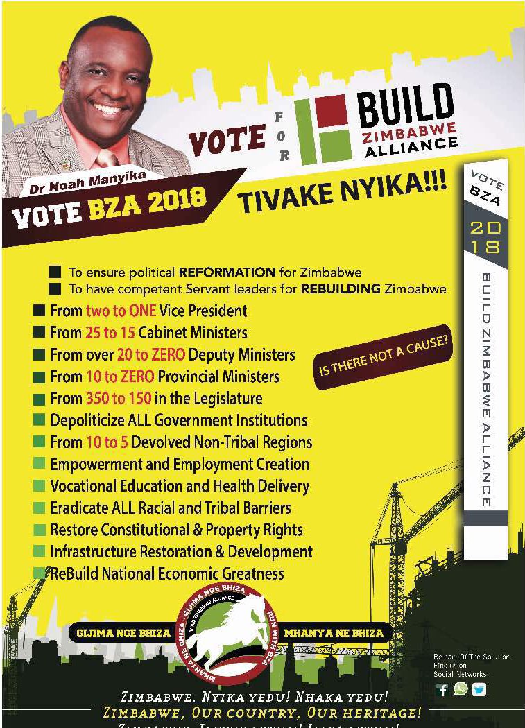 buildzimbabwe's tweet photo. 37years of the same-old, same-old WILL NEVER deliver anything new. They failed us, they failed our children. OUR UNEMPLOYMENT LEVELS ARE WORSE THAN THOSE OF SOME WAR-TORN COUNTRIES!!! It’s time to re-design our destiny! It’s time to #BuildZim! VOTE FOR REAL CHANGE. VOTE FOR BZA! https://t.co/jStZ07HH3h