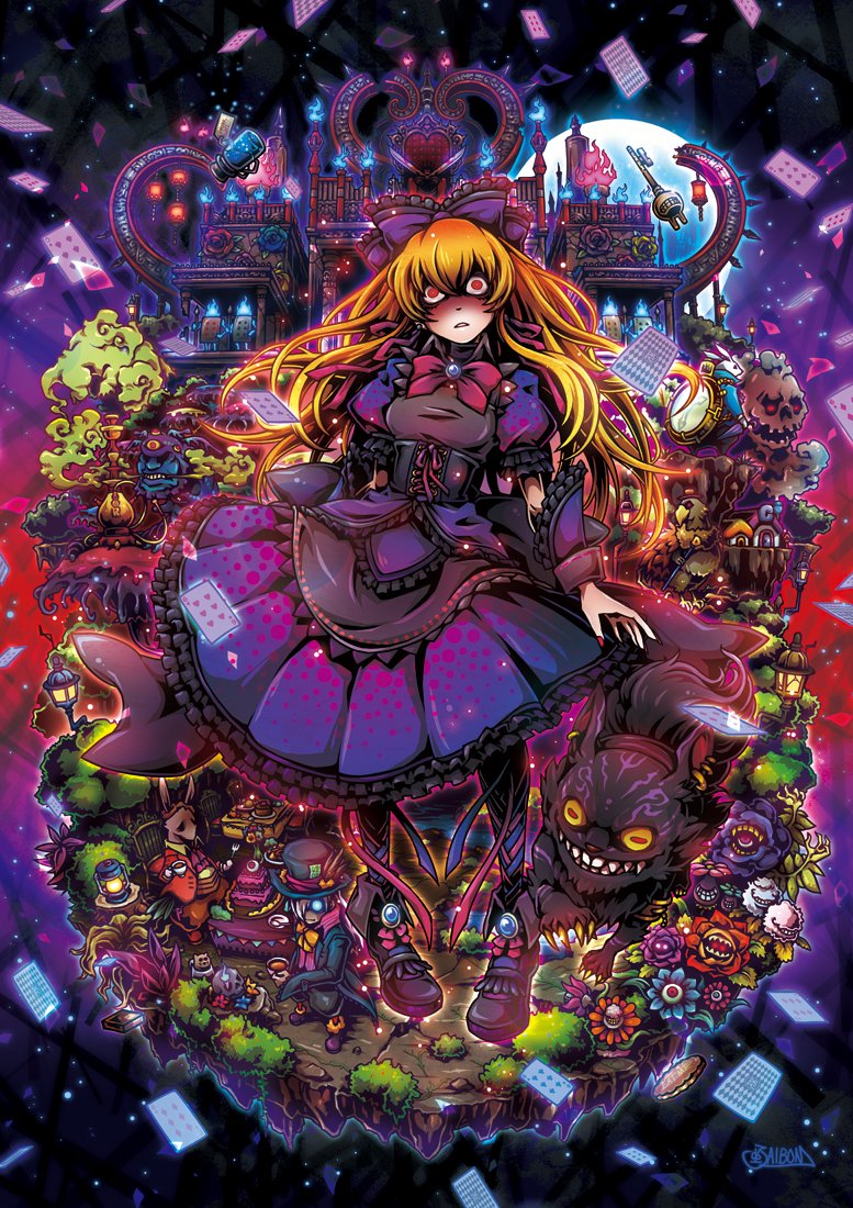 Alice】暗ーいの描けた！ #Alice #アリス #illustration #イラスト #JAIBON
