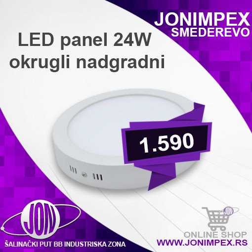 jonimpex's tweet image. #jonimpex Opremite Vaš dom i kancelariski prostor našom led rasvetom.
LED panel 24W okrugli nadgradni
1.590,00 RSD
Posetite naš online shop na jonimpex.rs
jonimpex.rs/shop/rasveta/l…