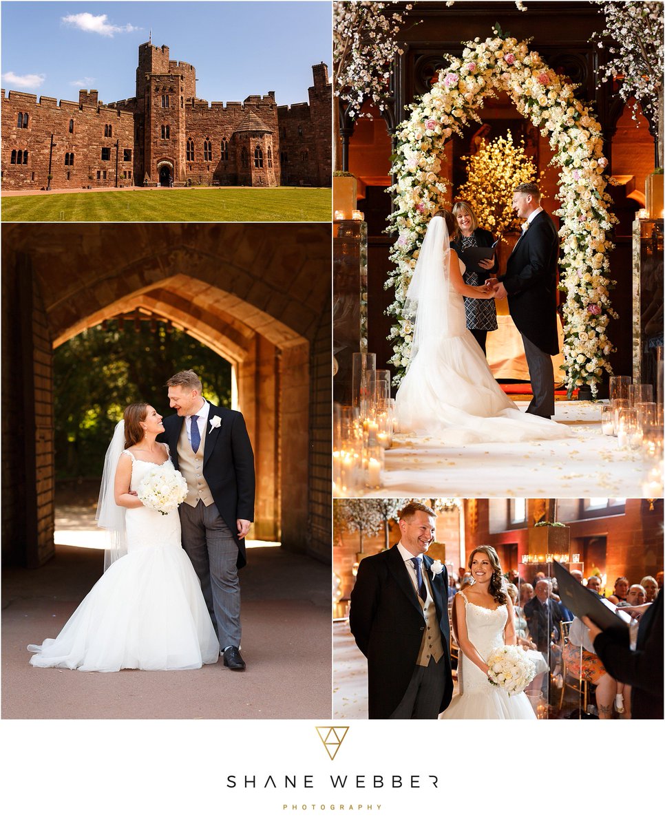 Stunning ceremony in the Great Hall at <a href="/Peck1/">Peckforton Castle</a>