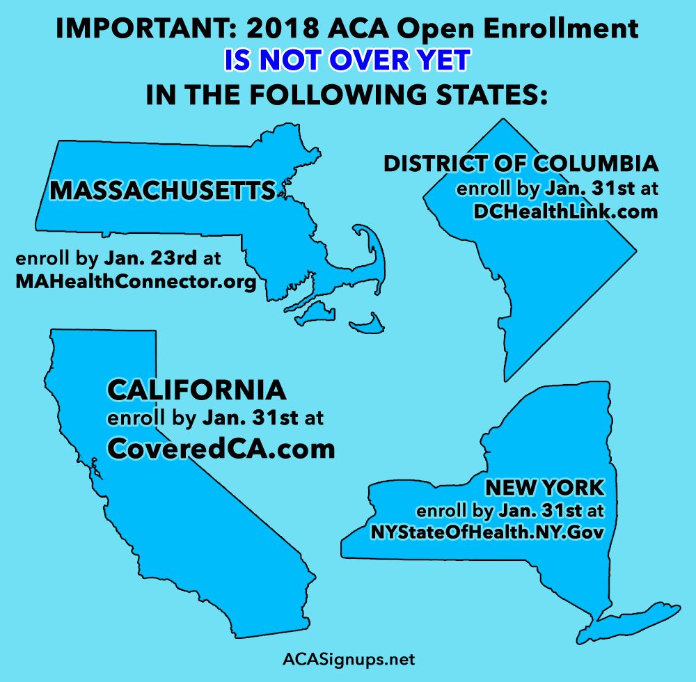 charles_gaba's tweet photo. IMPORTANT: 2018 Open Enrollment is NOT over yet for 20% of the population! https://t.co/1oREs0Pc9f #ACA #Obamacare #GetCovered https://t.co/Vkgg3mNgxW