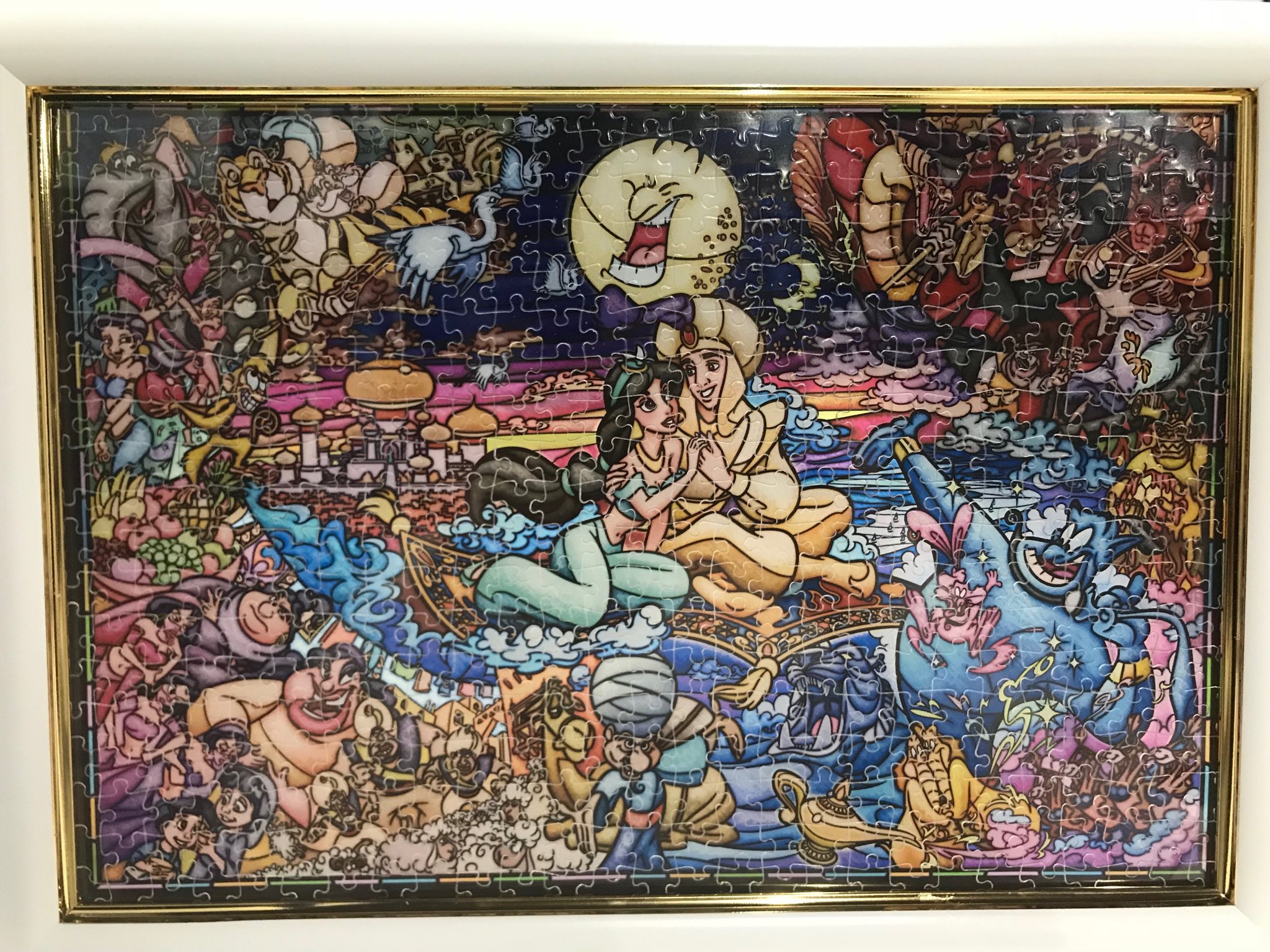 Timeri できたー ぎゅっと500ピース ディズニー アラジン パズル T Co Mb7ylhtirs Twitter