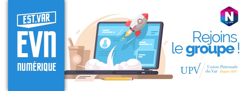 Le groupe  <a href="/EVNbyUPV/">Est Var Numérique</a> <a href="/UPV83/">Union Patronale du Var</a> vous convie à son déjeuner Numérique "Prendre le virage du numérique avec les réseaux sociaux" : Mercredi 24 janvier 12h - 14h. Info &amp; Inscriptions : ttp://bit.ly/2D5YhBx
Intervenants : <a href="/mylenelavialle/">Mylène Lavialle</a> <a href="/EsterelCoteAzur/">Estérel Côte d'Azur</a> @beetic.org