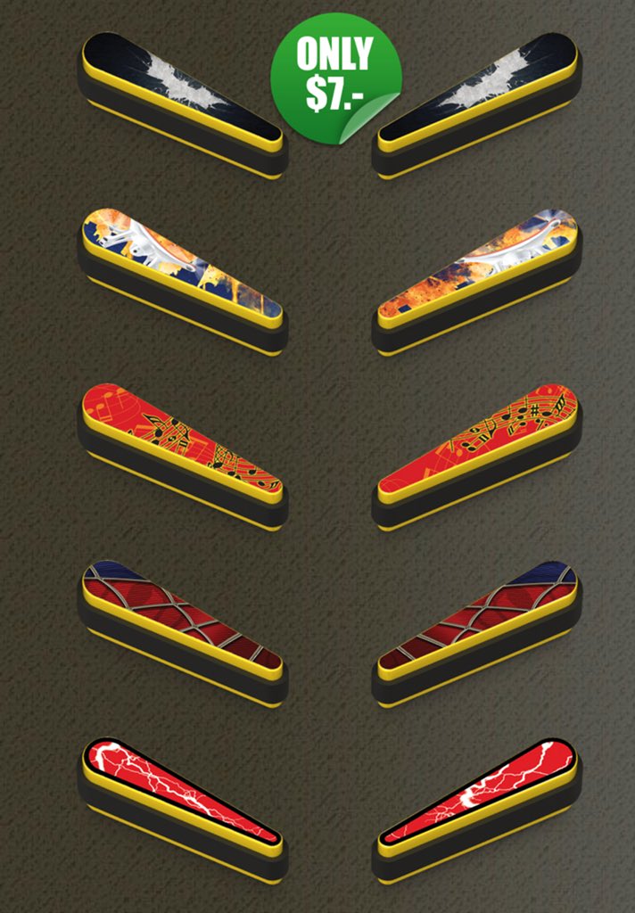 TiltGraphicsInc's tweet image. And now we have the Flipper Stickers too, for only $7.- at tiltgraphicsinc.com