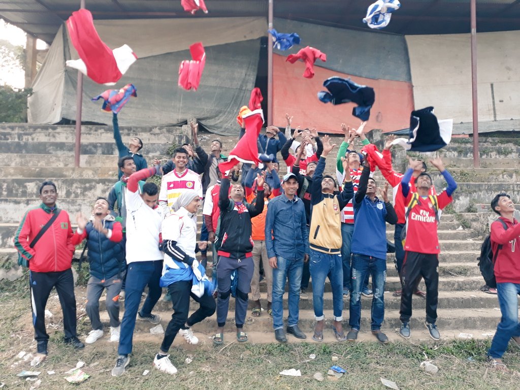 kitshareproject's tweet photo. Thank you @afcsteve87 @ThanetSeagull and others for #kitshareproject donation π. These shirts abd boots were donated to young players in the town of Moulvibazar, #Bangladesh https://t.co/IvLokWFPQd