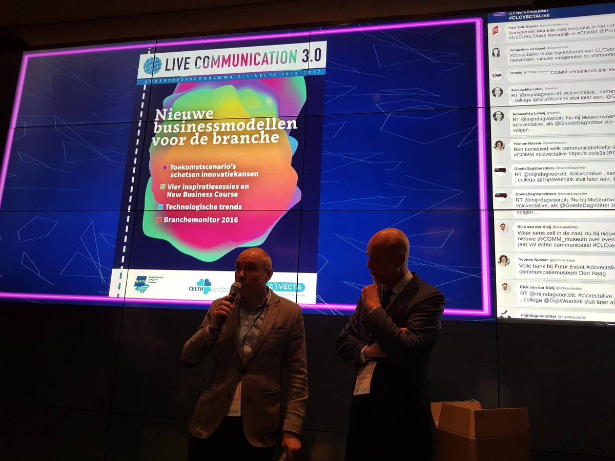 Benieuwd naar de uitkomsten van onderzoek LiveCommunication 3.0. #CLCVECTAlive