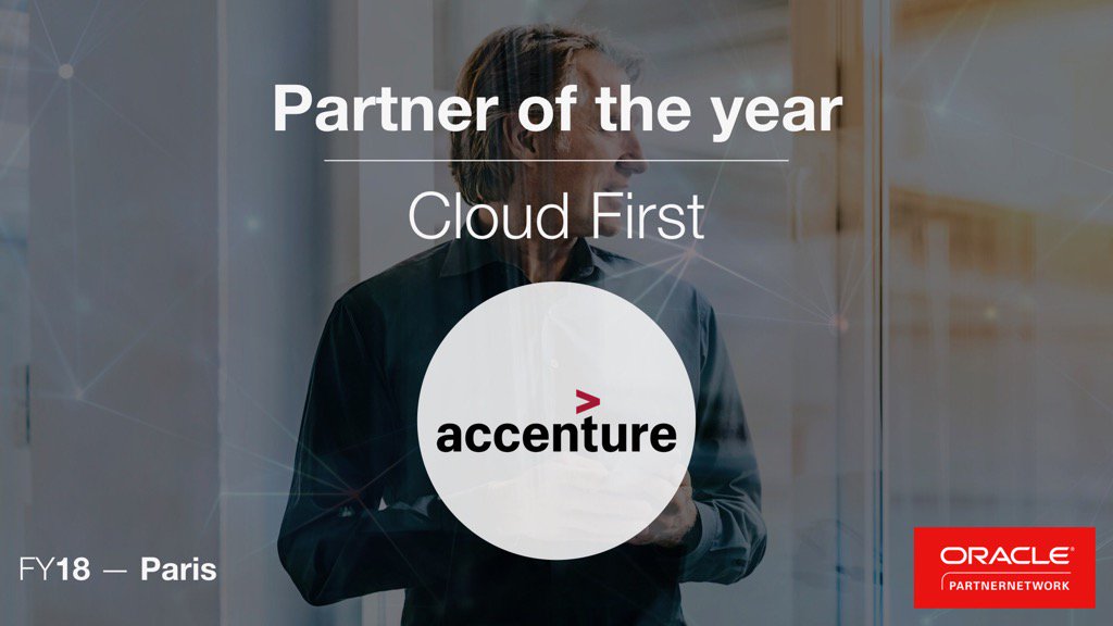 AnneCeliade's tweet photo. Congratulations @AccentureFrance @Oracle_France 
#oraclepartnerday https://t.co/DhjV2LGYdM