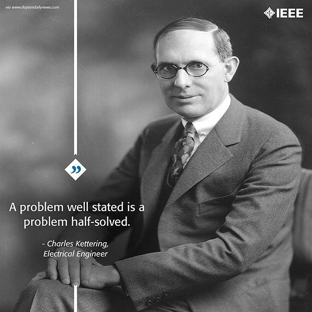 Always have a positive outlook on problem solving.
#IEEE #Engineer #Engineering #Tech #Technology #quote #qotd #MondayMotivation ift.tt/2DgIowq