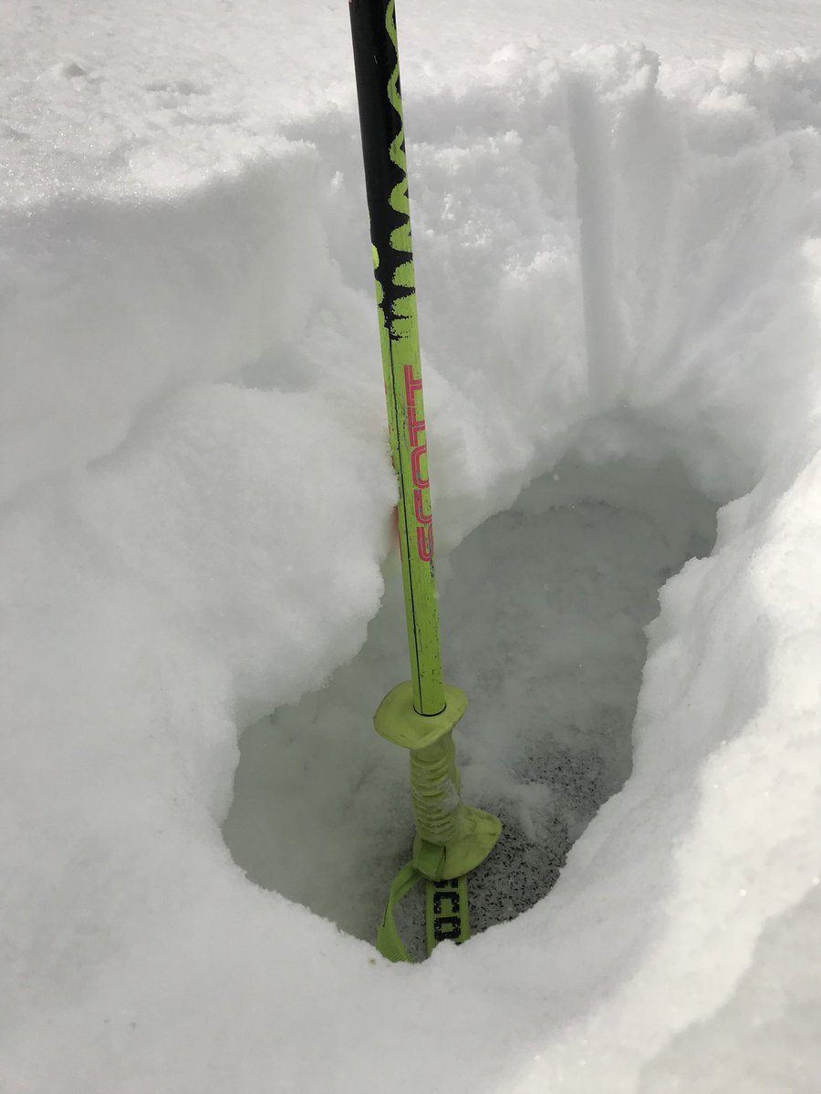 Out with the snowshoes inspecting the grounds and training for the upcoming golf season #WalkingOnly Lots of snow on the ground with good ice cover on the green surfaces below. #EmbraceTheSeasons