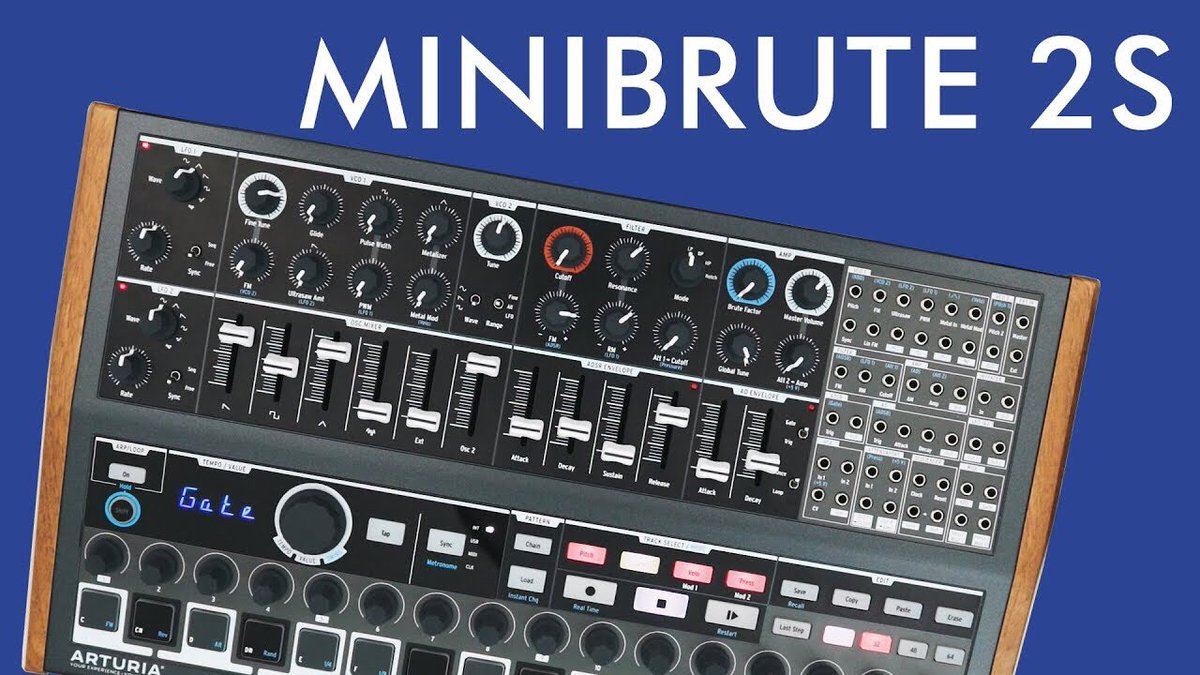 andrewhuang's tweet photo. New video! Check out this beast of a semi-modular analog synth/sequencer combo that @ArturiaOfficial just dropped: https://t.co/juWqqQv2k5

#minibrute #minibrute2 #minibrute2s #arturia https://t.co/oyyDjlyO0f