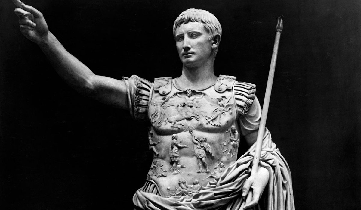 Победа октавиана над антонием. Октавиан Император Рима.