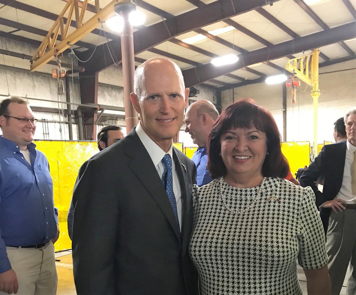 CareerSourceFL's tweet photo. Our board member @rconry of @Stafftime and @FLGovScott at W.W. Gay Mechanical Contractors in JAX last week, talking #taxcuts, #workforcedevelopment and the #FLeconomy. Thank you for your dedication to growing #FLjobs! https://t.co/HaRsdE7qXa