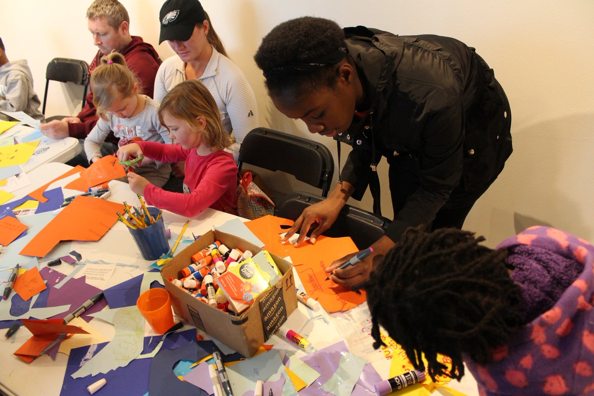 Thanks for joining us for MLK Day of Service with <a href="/1Village_/">One Village Alliance</a>​’s Raising Kings​! The day was packed with activities featuring - Learn how to tie and tie; Life Line Letters, &amp; a MLK Collaborative Mural by <a href="/TerranceVannArt/">Terrance Vann</a>. Thanks <a href="/ChrisCoons/">Senator Chris Coons</a>​, <a href="/whyyfirst/">WHYY Delaware</a> and <a href="/6abc/">Action News on 6abc</a> ​for stopping by!