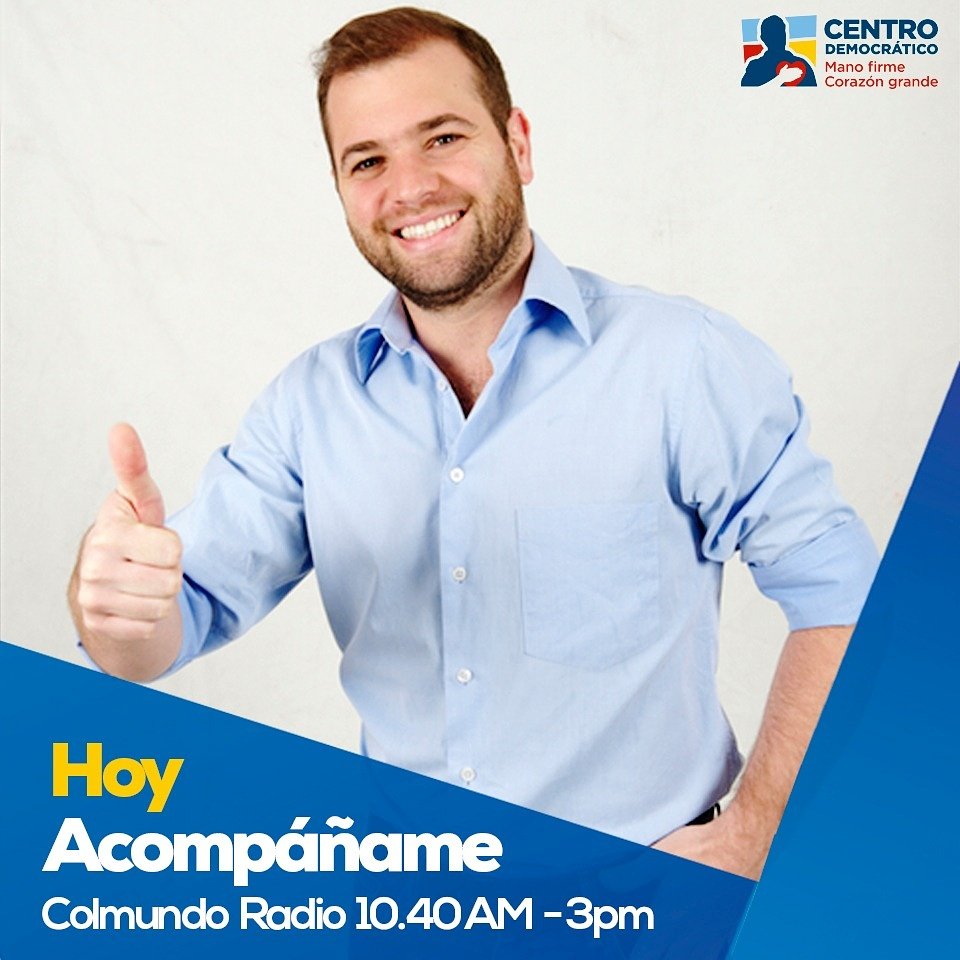 kikecabralesCD's tweet photo. Hoy estaré a las 3pm desde Colmundo Radio, hablaré sobre mi propuesta para ayudar a Bogotá a crecer y ser mejor. ¡Te espero!  https://t.co/3V2XdRmoii https://t.co/brxhNkt8vP