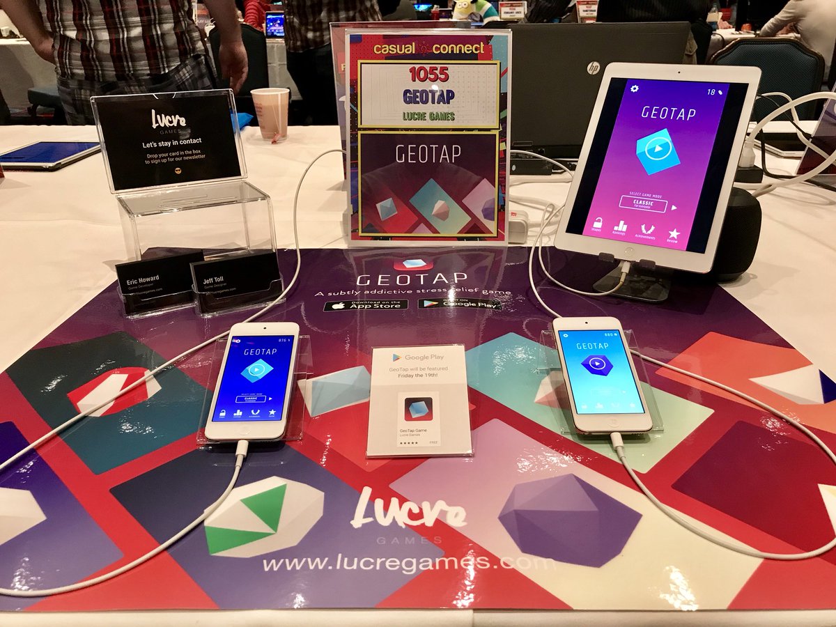 LucreGames's tweet photo. We are chilling at @CasualConnect showcasing our mobile game https://t.co/oYcJ7Vv2pg at booth 1055 come give it a tap. https://t.co/flqNA8HUqj