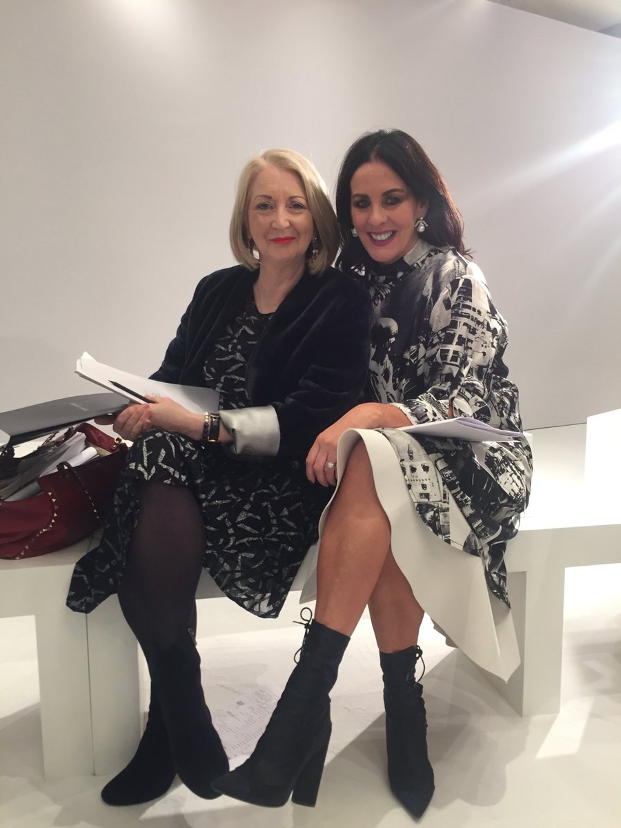 bairbrepower's tweet photo. Well that was fun #frow with @ShellyCorkery #BTSS18 #brownthomas @brownthomas https://t.co/GvNBTIdhU4