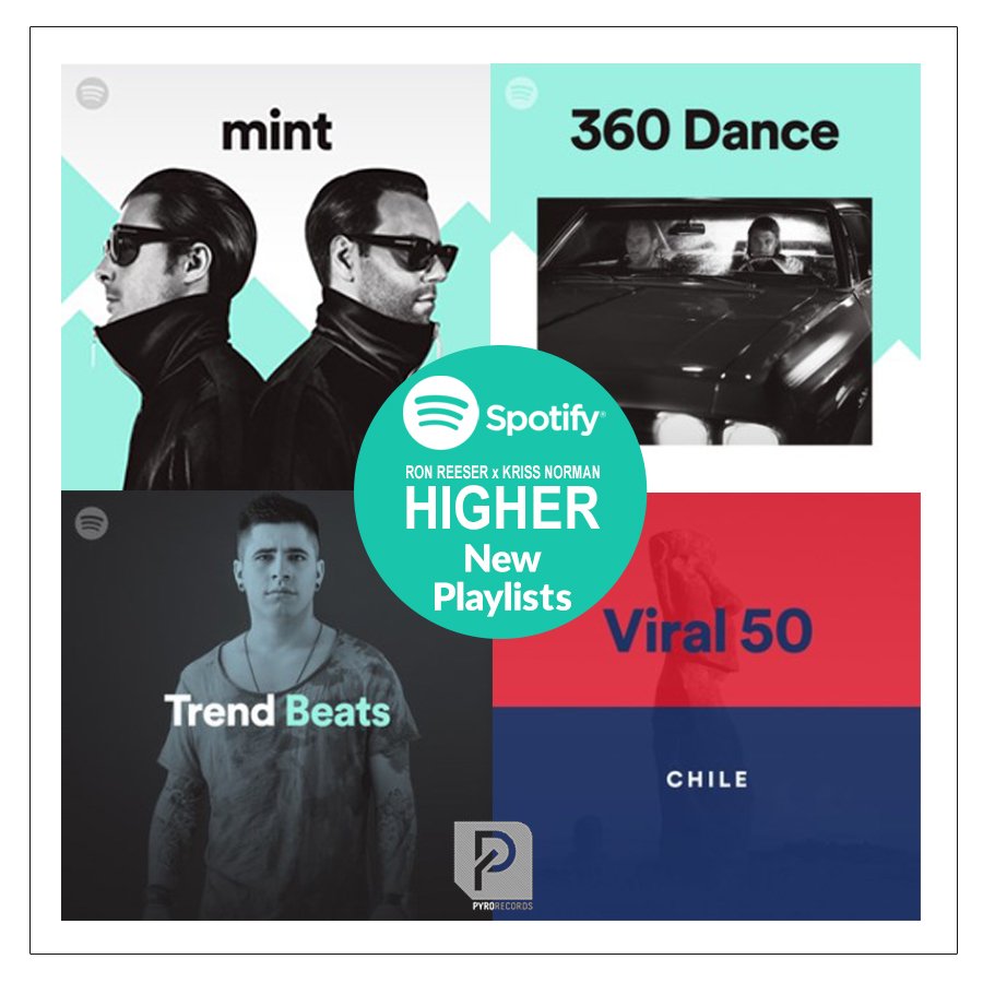 djkrissnorman's tweet photo. New playlists for our Track "HIGHER" w/ @ronreeser on @PyroRecords >> #mint #trendbeats #360dance #viral50 Thanks @Spotify  available here: https://t.co/osV6ee4fzc // #new #Playlist #futurehouse #House #EDM #electro #worldwide #hot #musicnews #Friends #DJs #mix #beatport https://t.co/Cr6wFUgSqL