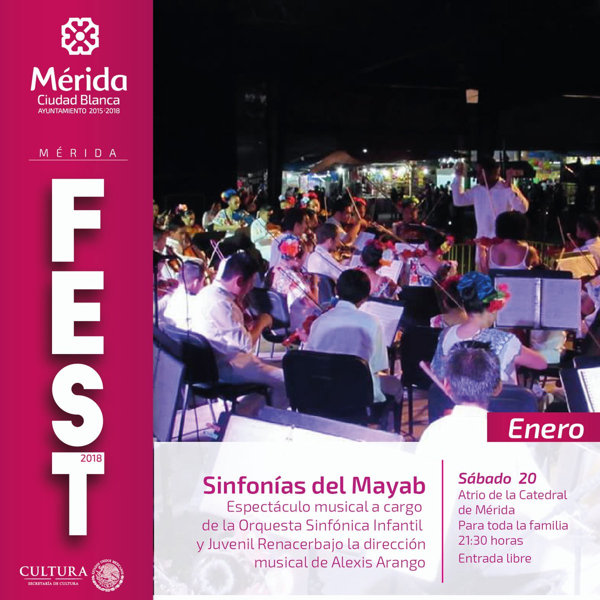 No te pierdas estos eventos organizados por Mérida es Cultura en el marco del #MéridaFest2018