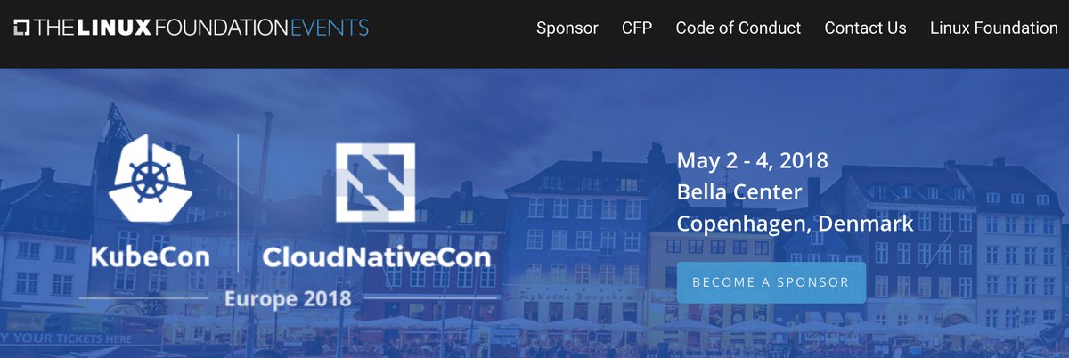 ~1300 talk proposals submitted to #kubecon/#cloudnativecon in Copenhagen... good luck Program Committee :) events.linuxfoundation.org/events/kubecon…