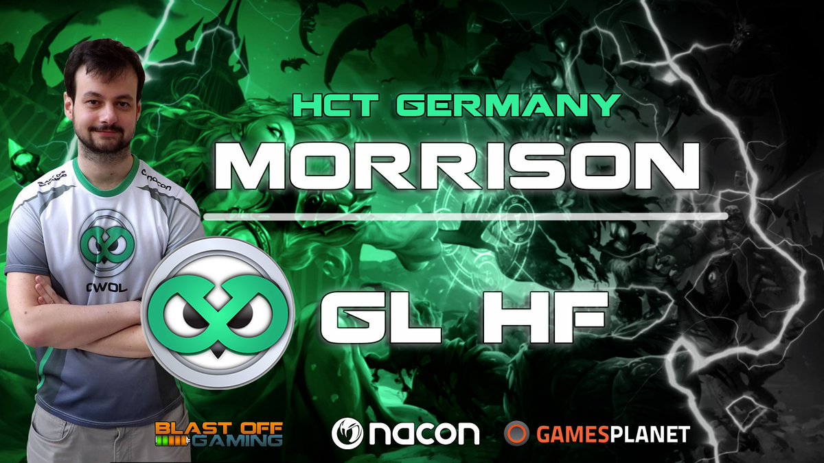 Voilà un bon début d'année ! 
Avec l'inauguration du nouveau système #HCT #Hearthstone avec la qualification de <a href="/Morrison_HS/">Morrison</a> pour l'édition du Major Allemand
Un tournoi marathon de 10h 
GG ! #WeAreCwol