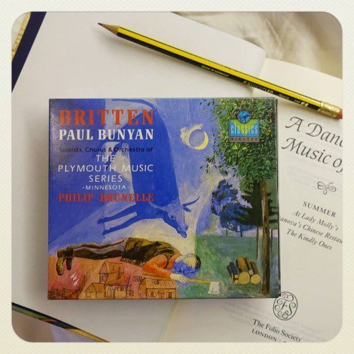 ClassicalCritic's tweet photo. #morninglistening to #Britten’s #PaulBunyan w/@vocalessencemn (1) on @warnerClassics (2):
Amazon: https://t.co/7PhgE6OTcW
1: formerly #PlymouthMusicSeries
2: formerly #VirginClassics
@surprisedbeauty composer #BenjaminBritten
#classicalmusic #opera … https://t.co/A3yEIM2Erb https://t.co/CRlnUHUfVn