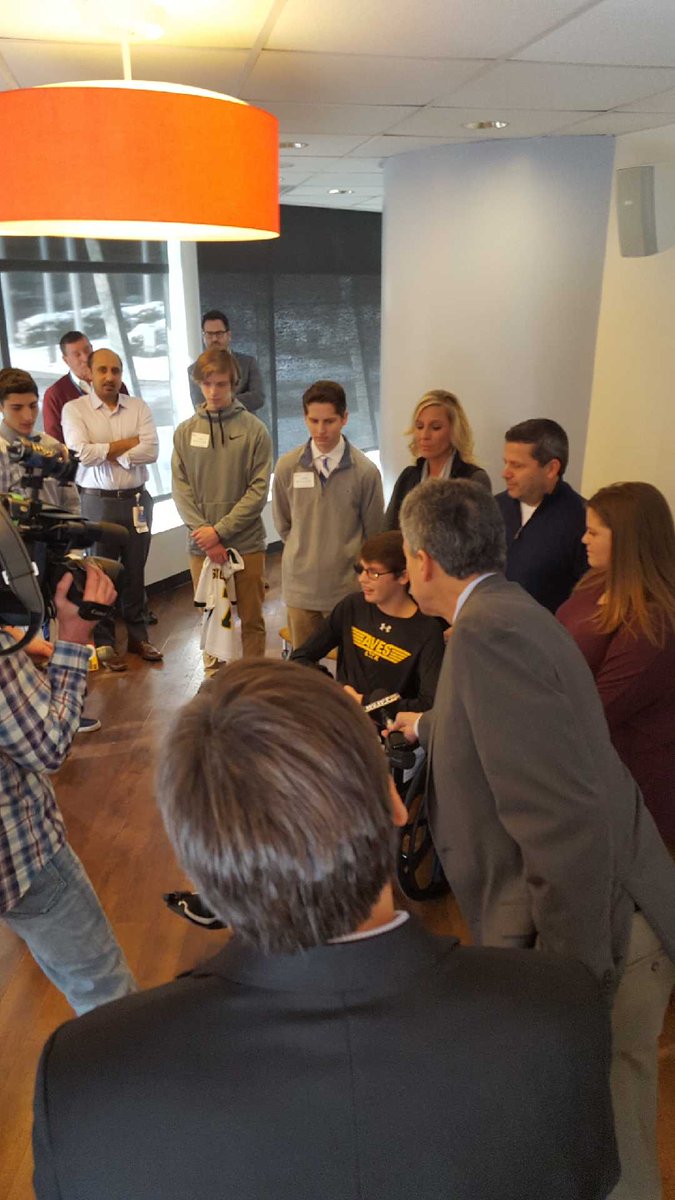 TheRealMrMader's tweet photo. David Moskowitz day proclaimed in Montgomery Ohio.  David's Lax coach and some friends are with the Mayor recognizing David.  See coverage on Channel 9 @ 4pm and more coverage at 6pm
Channel 5 @ 6pm.  @Dmoskowitz16  #16strong @MontgomeryOhio @econcole https://t.co/hPFZAvIq9x