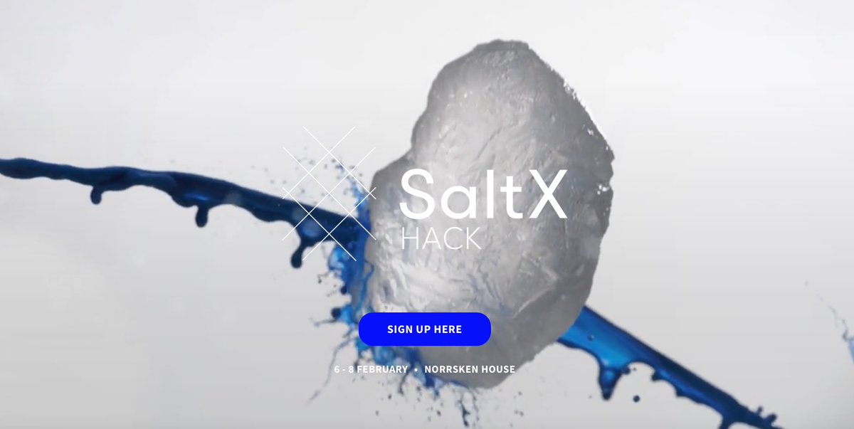 Calling all entrepreneurs, creatives &amp; engineers who want to make the world more sustainable. Register for SaltX Hack before Jan 30! Bring your ideas, <a href="/SaltXTechnology/">SaltX™</a> brings its technology and patents to hack. Register here: saltxhack.confetti.events
