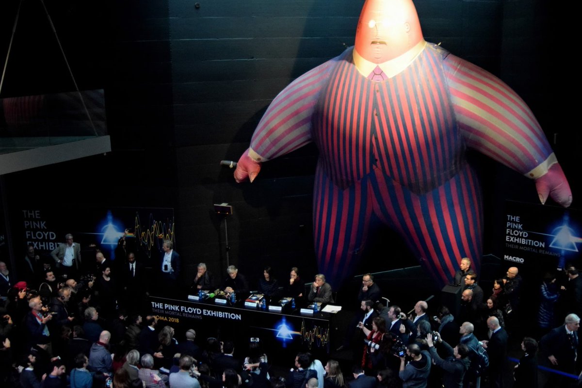 virginiaraggi's tweet photo. After the great success in London "Their mortal remains", the exhibition dedicated to the @pinkfloyd, is coming to Italy.
Come to Rome to watch it, it's going to be spectacular.
#theirmortalremains #PinkFloyd #MacroMuseo
On January the 19th it will be opened to the public https://t.co/NWk7IYT35B