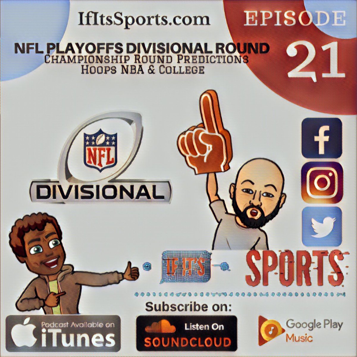 ifitssports's tweet photo. 🎧 New show is out❗️Josh &amp; Trav go deep on the Divisional round of the NFL Playoffs and look ahead to the Championship Round on the latest If It’s Sports Podcast.

📍 https://t.co/eRaJgcKcLJ https://t.co/NvMDt1jY98