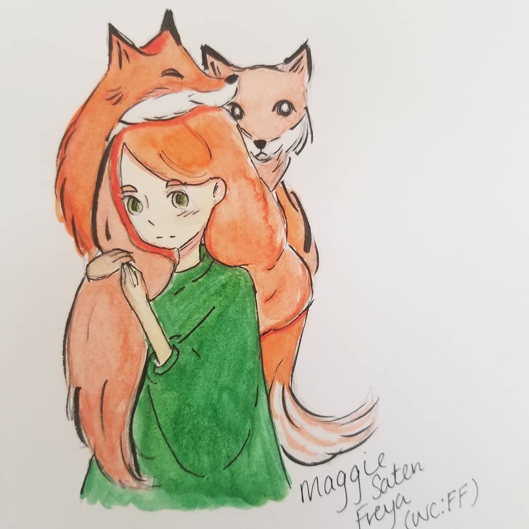 ryludington's tweet photo. Haven't painted since #Inktober
#WoodlandCreatures #FoxFever #watercolor #ampainting #amwriting #foxes https://t.co/YxMNMXAFT2