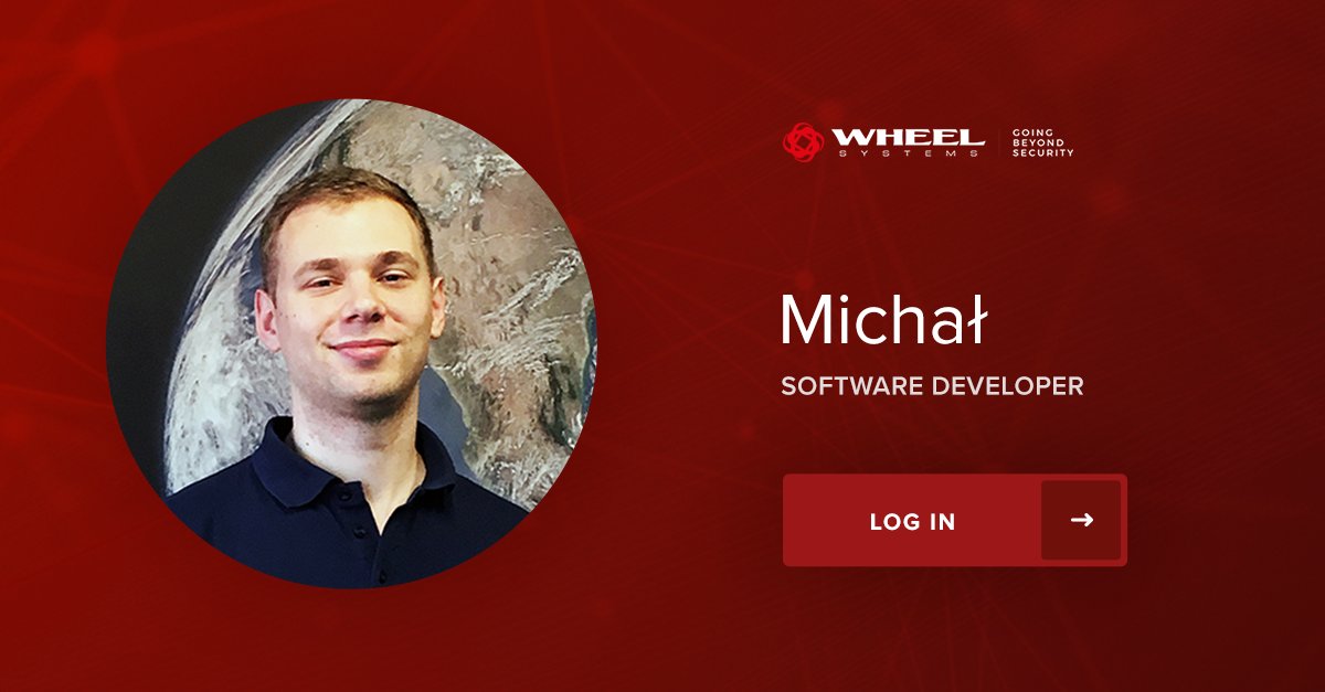 wheelsystems's tweet photo. Say hello to our new #Python specialist! Welcome aboard, MichaΕ! π΄
#WheelTeam #GoingBeyondSecurity https://t.co/buIS0bPgY5