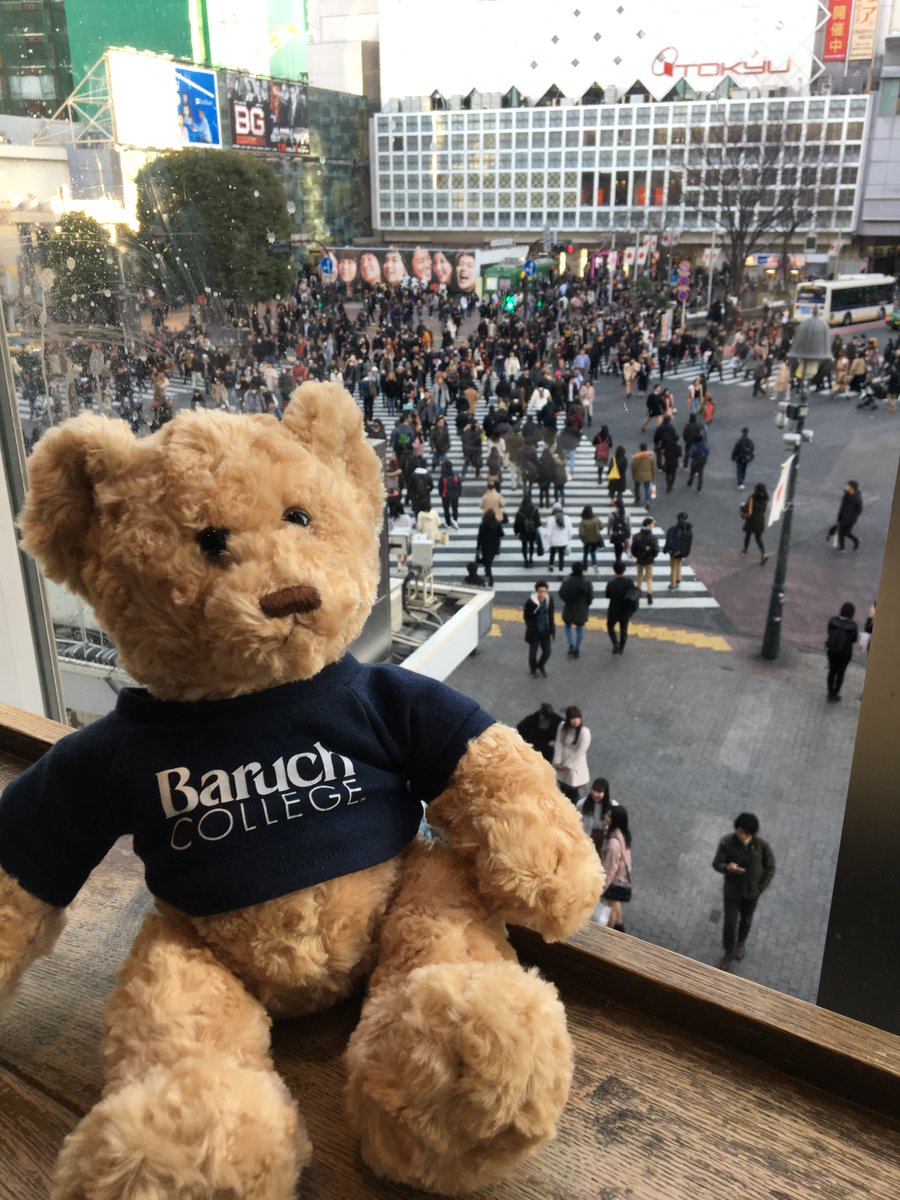 BaruchAdmission's tweet photo. Teddy is in Japan with fellow Baruch student, Joelle Abejar! The first photo was taken at Shibuya Crossing, the biggest pedestrian crosswalk in the world, followed by the Meiji Shrine during the Coming-of-Age Day. Glad to see you're doing well Teddy! #teddytravels #baruchlife https://t.co/jiC1ppC4M2