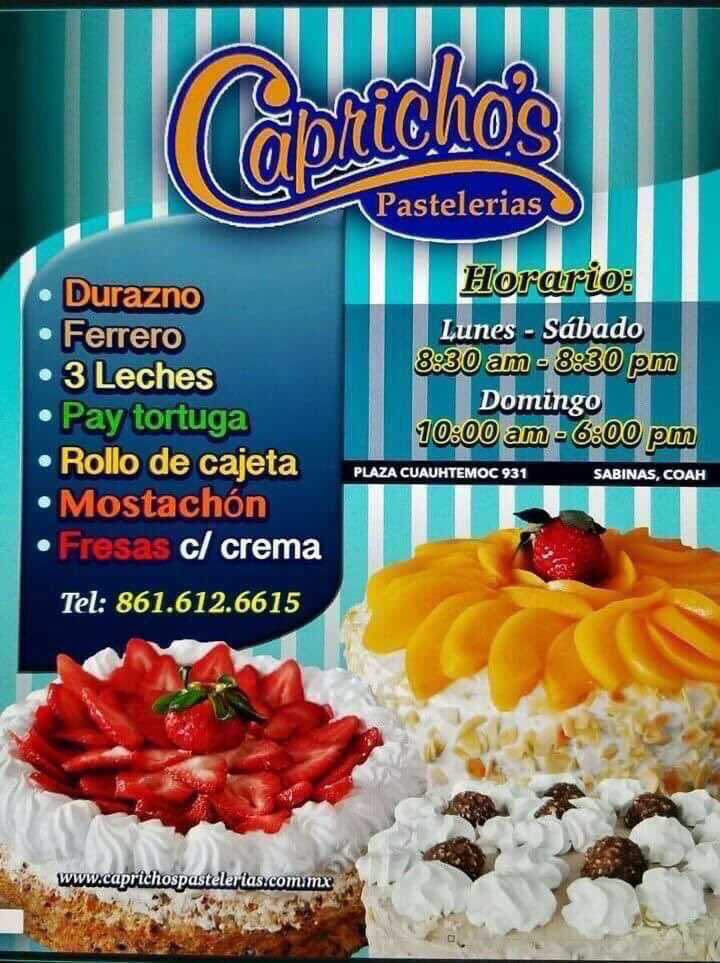 CAPRICHOSPASTEL's tweet photo. Visita La Sucursal de Sabinas Coahuila
#Sabinas https://t.co/CkzPG8E5LC