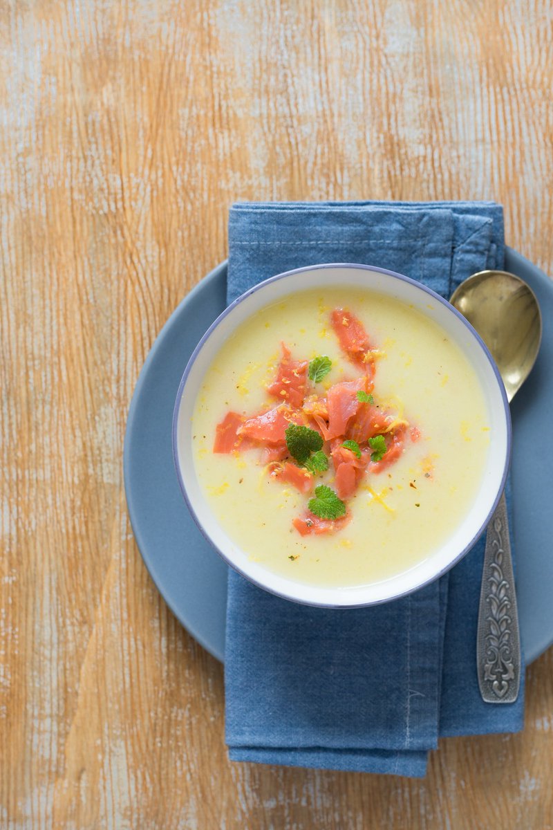 Coln_Valley's tweet photo. It's cold. It's wet. It's January. Why not hunker down and make one of the three #smokedsalmon #soup #recipes that feature in our latest blog. https://t.co/EuUt6x8PPe https://t.co/crc5GhEwNP