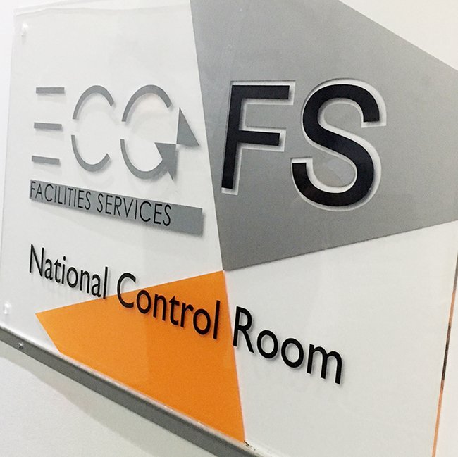 National Control Centre <a href="/ecg_facilities/">ECG Facilities Services</a> HQ installation now fast forward. Exciting Launch Profile on our game changing 4D monitoring solutions for building environment and M&amp;E plant performance to follow soon