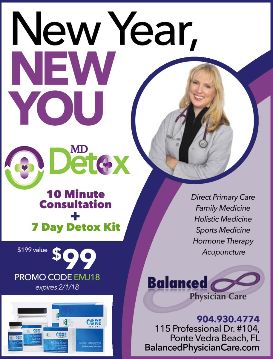 BPCJax's tweet photo. A correct #detoxification program is a great way to clear your body of #toxins to prevent #disease, improve #metabolism, #weightloss & improve #mental clarity. Learn more about #detox-
https://t.co/aGuGv9iFUL
#TuesdayThoughts #jacksonville #wellness #ilovejax #jaxbeach #pvic https://t.co/kKd36hWLYM