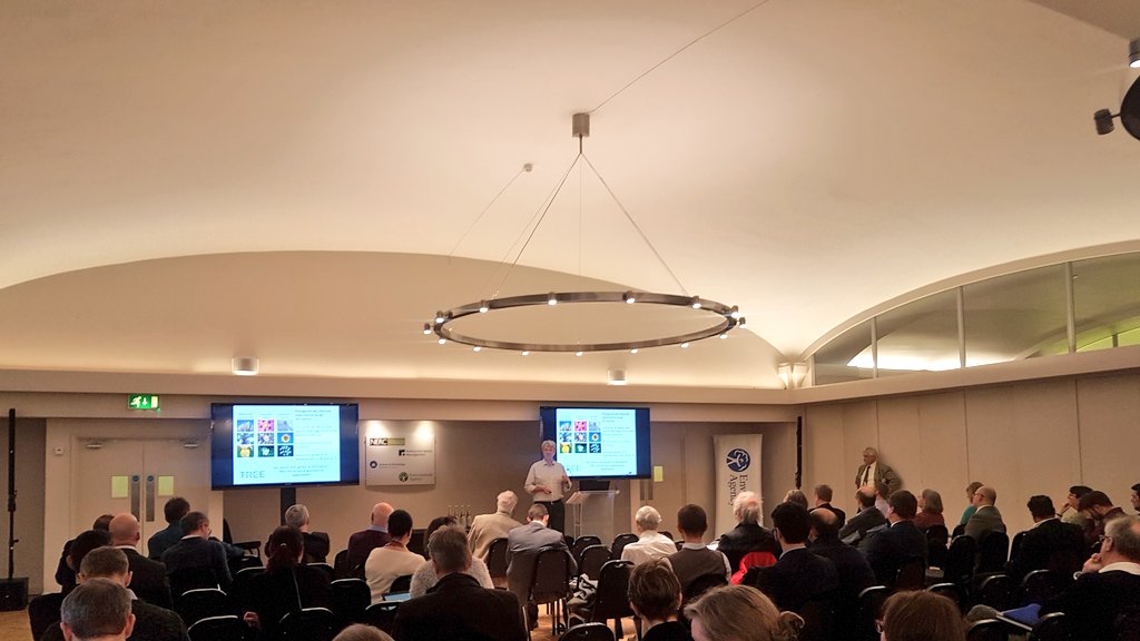DrCaplin's tweet photo. Prof Neil Willey summarising work carried out @UWEBristol with @EleniSiasou on phylogenetic signals and modelling uptake across plants that are characteristic of British flora at #RATE2018 #reducinguncertainty #radioecology https://t.co/9io2lPVNci