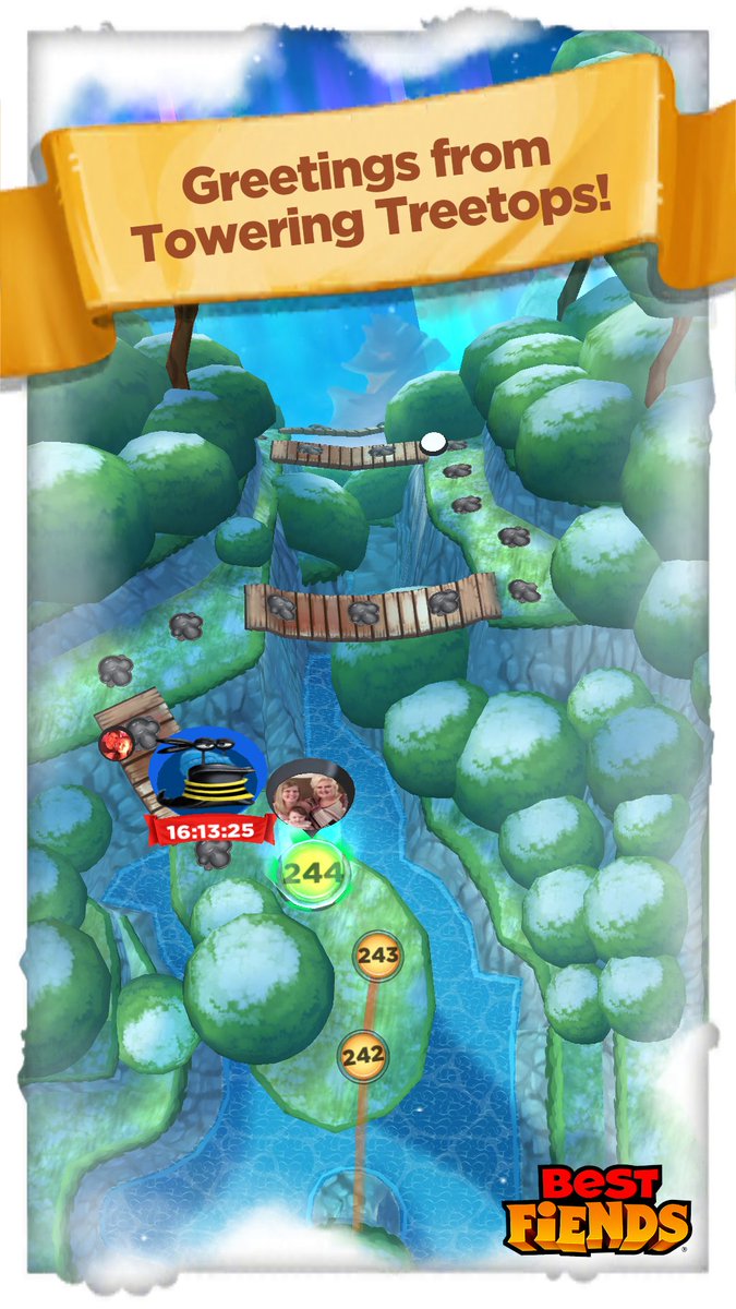 SusanCClaxton's tweet photo. Gate Opened! Bring on the Towering Treetops in #BestFiends - Download FREE - https://t.co/ytMEfLqpGF via @bestfiends https://t.co/UDdVs0vLNZ