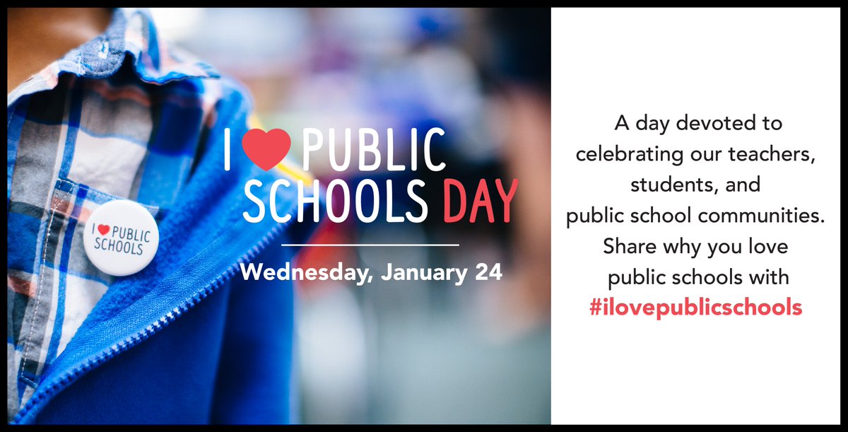 iloveps_org's tweet photo. Save the date. #ILovePublicSchools Day returns next week – Online January 24. ❤️🍎📚 https://t.co/tDOm8uBTIv