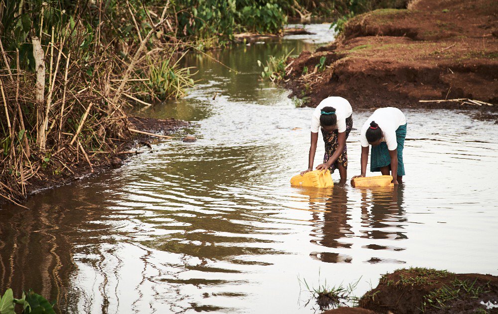 RunforWater's tweet photo. Best friends Meseret and Dibe used to walk together every day to fetch water for their families in Sasiga. They now have clean water within a few minutes from their house. They still walk together everyday - to school. Stay tuned for more pictures! #EveryStepARipple #RunforWater https://t.co/h5rkCjgF2w